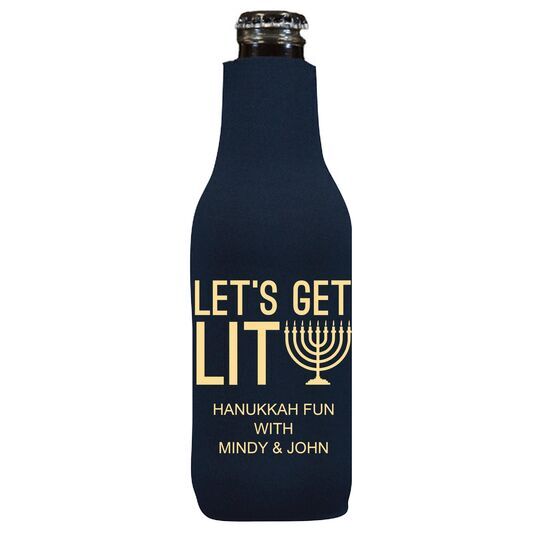 Let's Get Lit Bottle Huggers